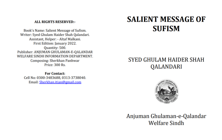 Salient Message of Sufism